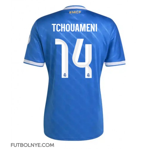 Camiseta Real Madrid Aurelien Tchouameni #14 Tercera Equipación 2025-26 manga corta Camiseta Real Madrid Aurelien Tchouameni #14 Tercera Equipación 2025-26 manga corta